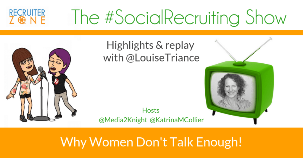 #SpeakingForAll: A Vow For Change | @LouiseTriance on The #SocialRecruiting Show Katrina Collier