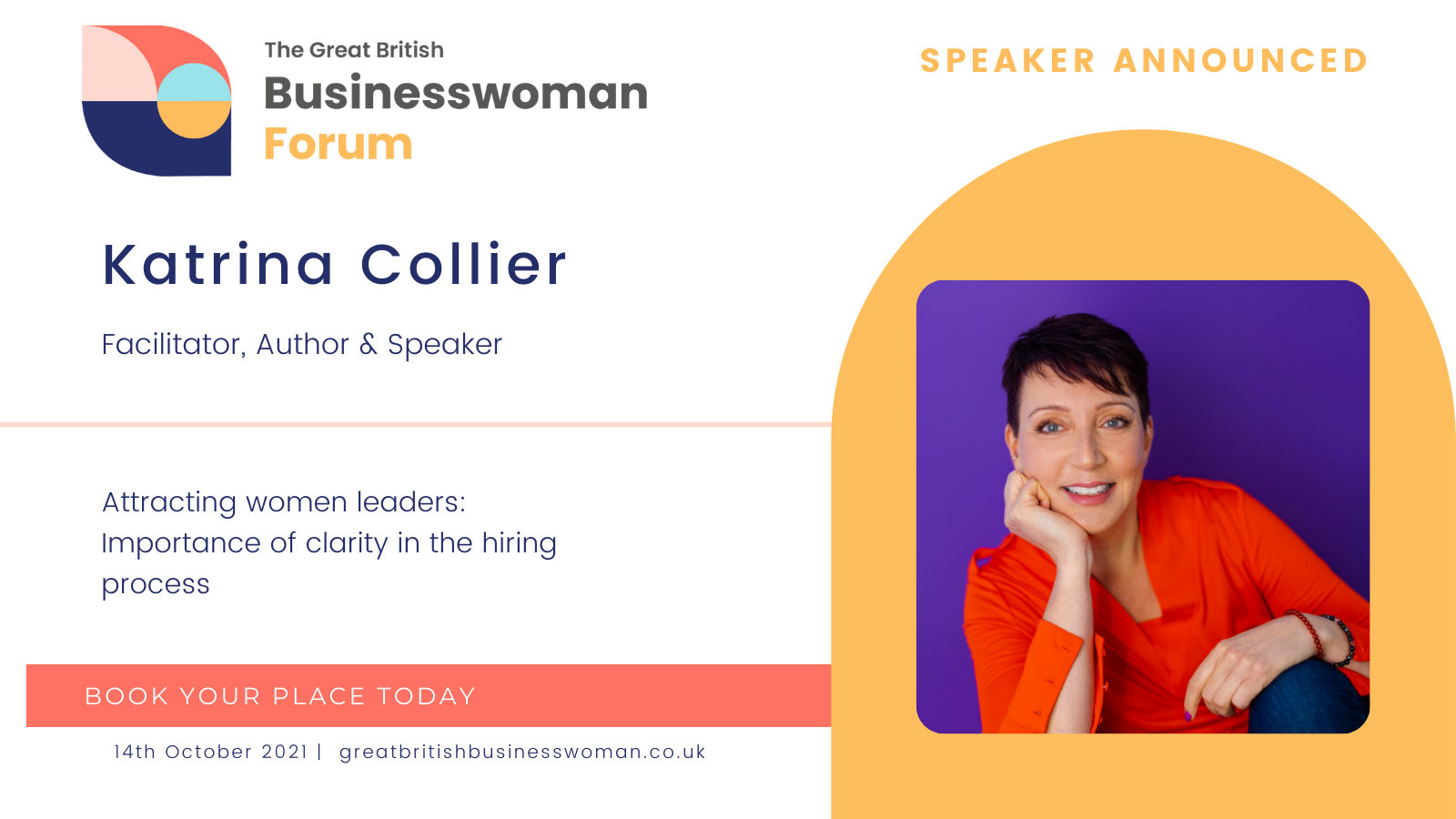 Great British Businesswoman Forum Katrina Collier